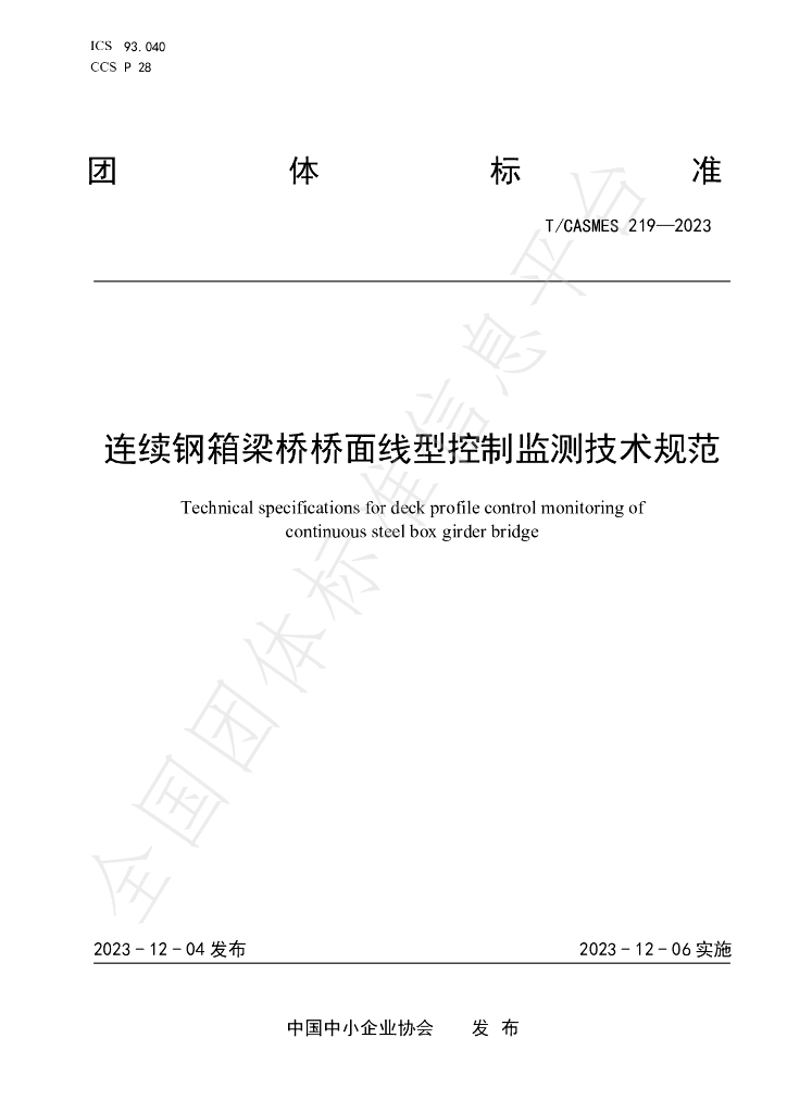 T/CASMES 219-2023 标准预览