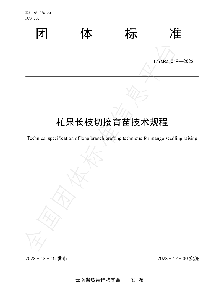 T/YNRZ 019-2023 标准预览