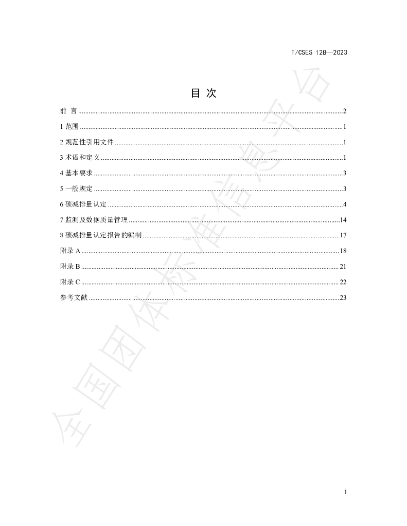 T/CSES 128-2023 标准预览