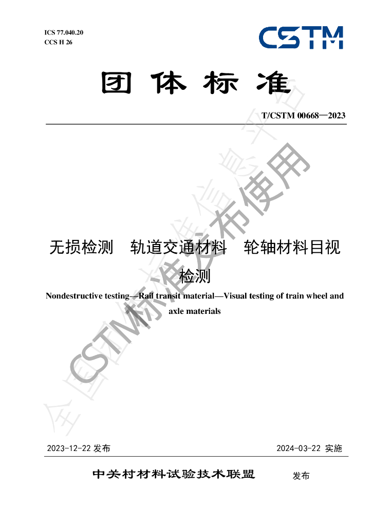 T/CSTM 00668-2023 标准预览