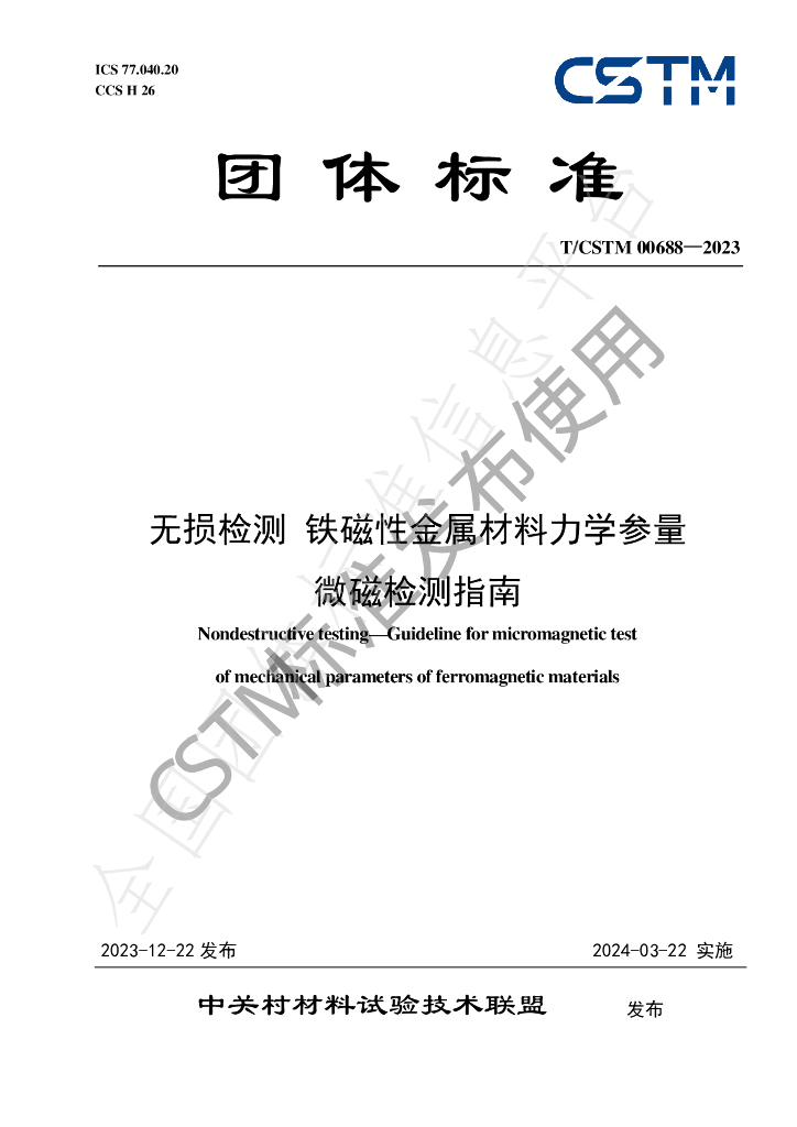 T/CSTM 00688-2023 标准预览