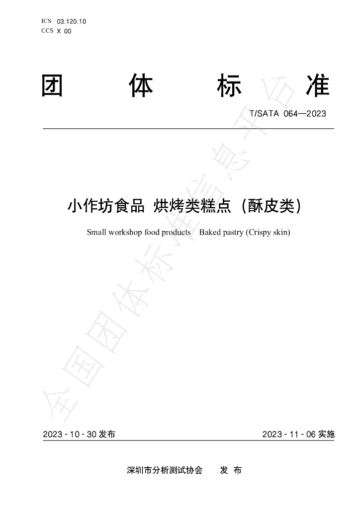 T/SATA 064-2023 标准预览