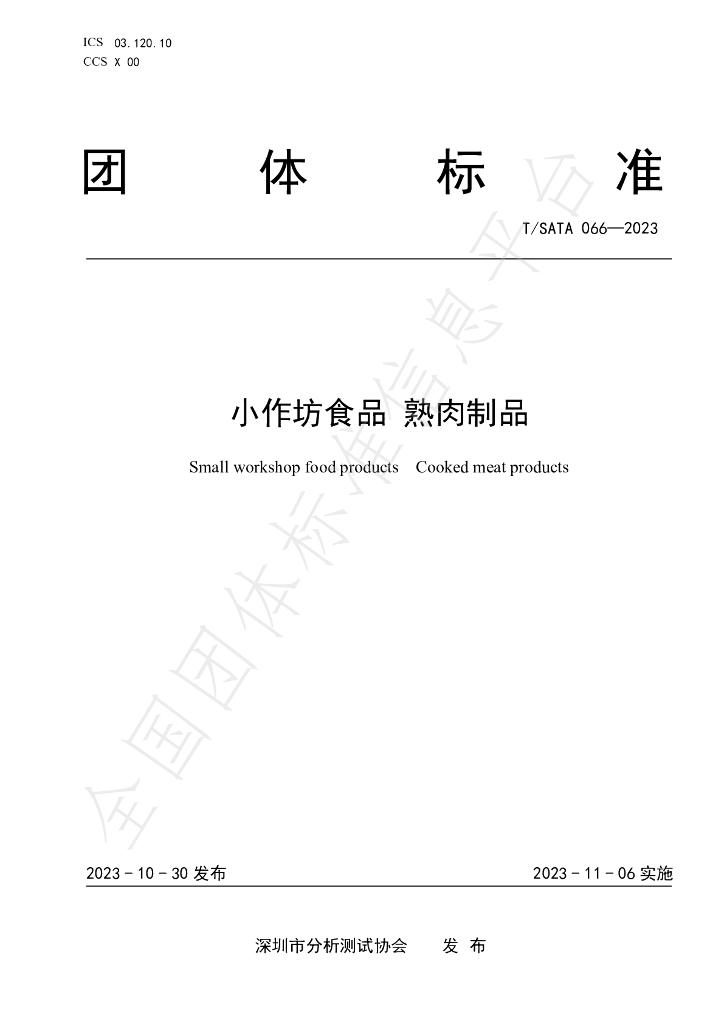 T/SATA 066-2023 标准预览