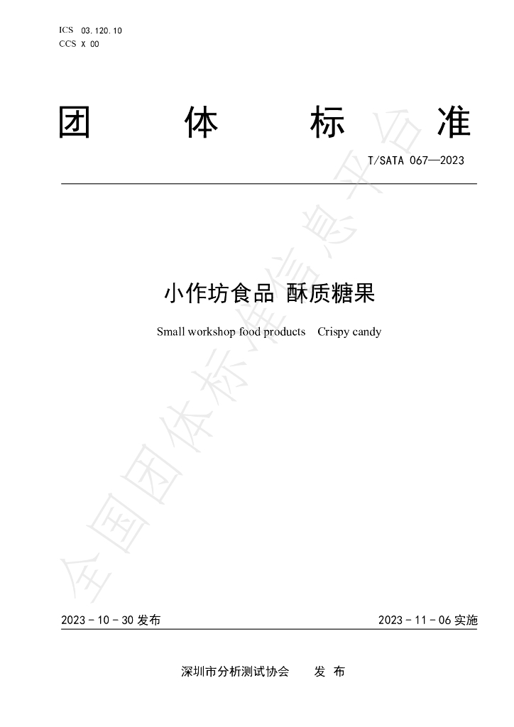 T/SATA 067-2023 标准预览