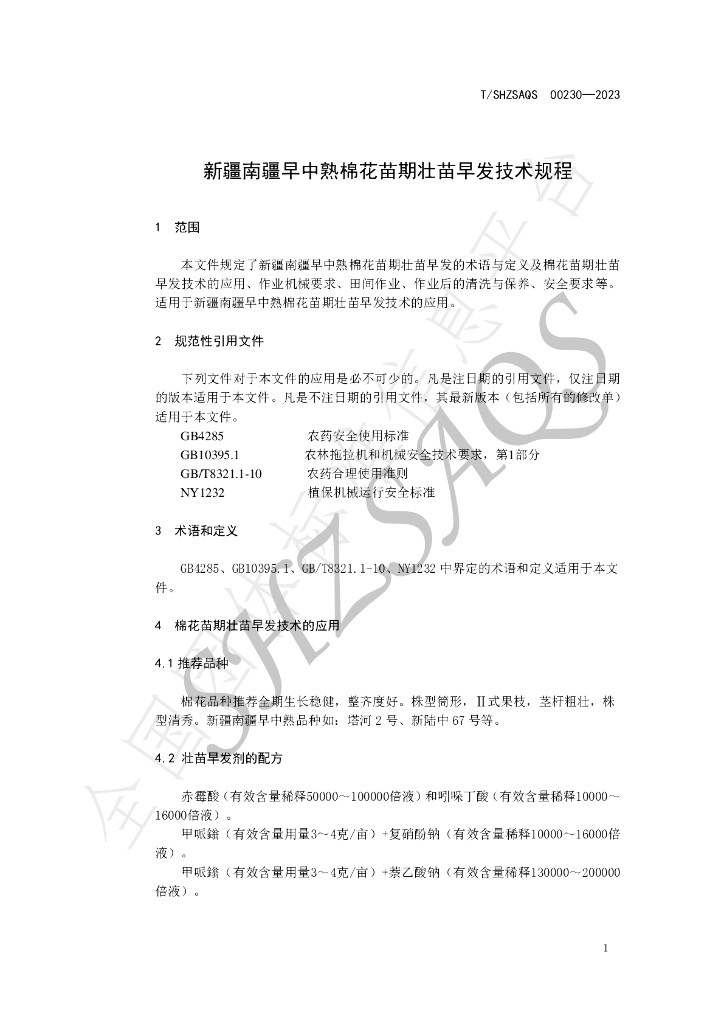 T/SHZSAQS 00230-2023 标准预览