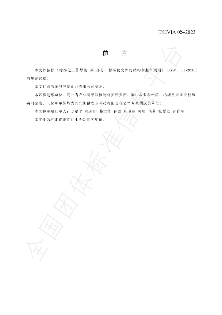 T/HVIA 05-2023 标准预览