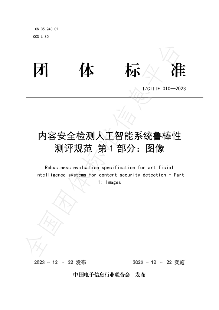 T/CITIF 010-2023 标准预览