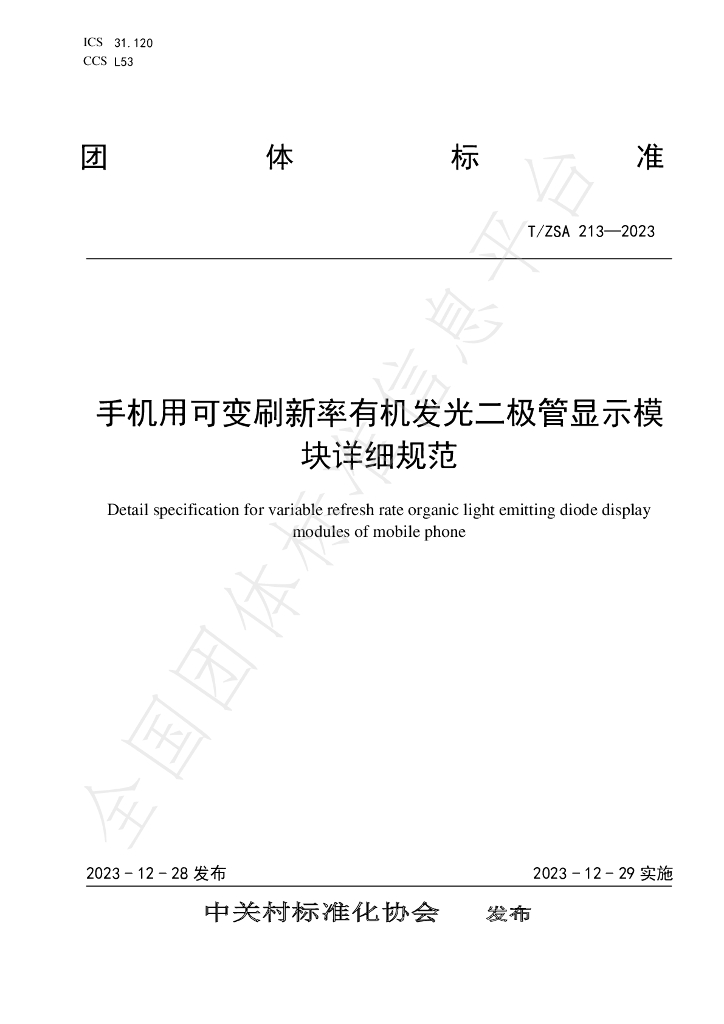 T/ZSA 213-2023 标准预览