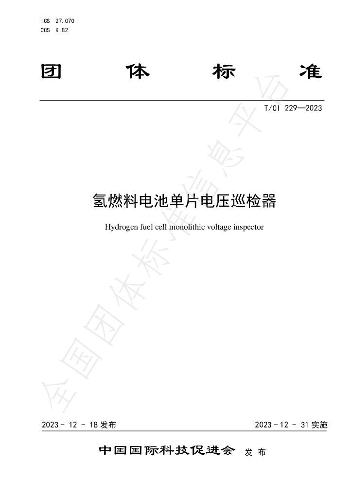 T/CI 229-2023 标准预览
