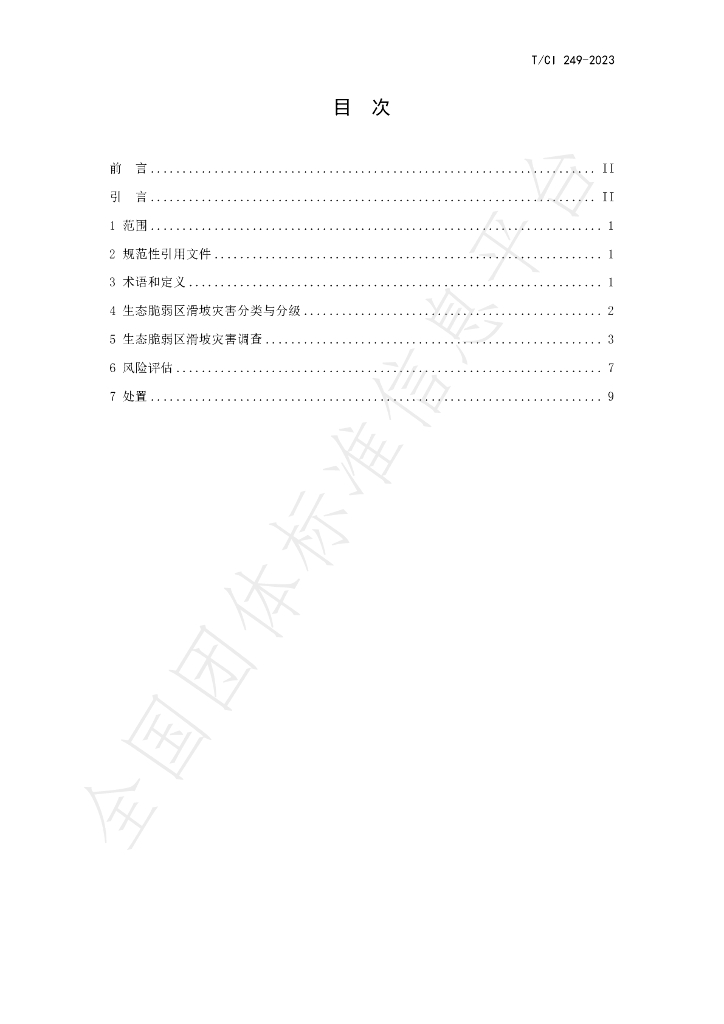 T/CI 249-2023 标准预览