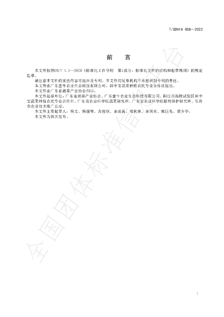 T/GDVIA 058-2023 标准预览