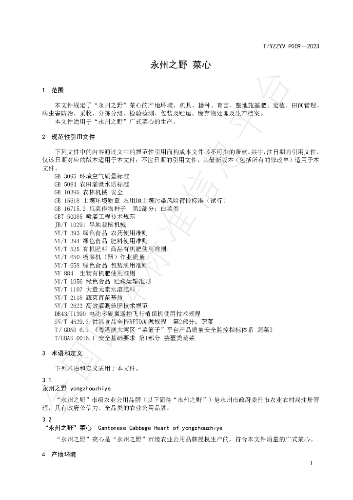 T/YZZYV P009-2023 标准预览