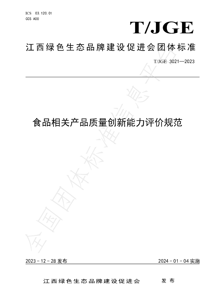 T/JGE 3021-2023 标准预览