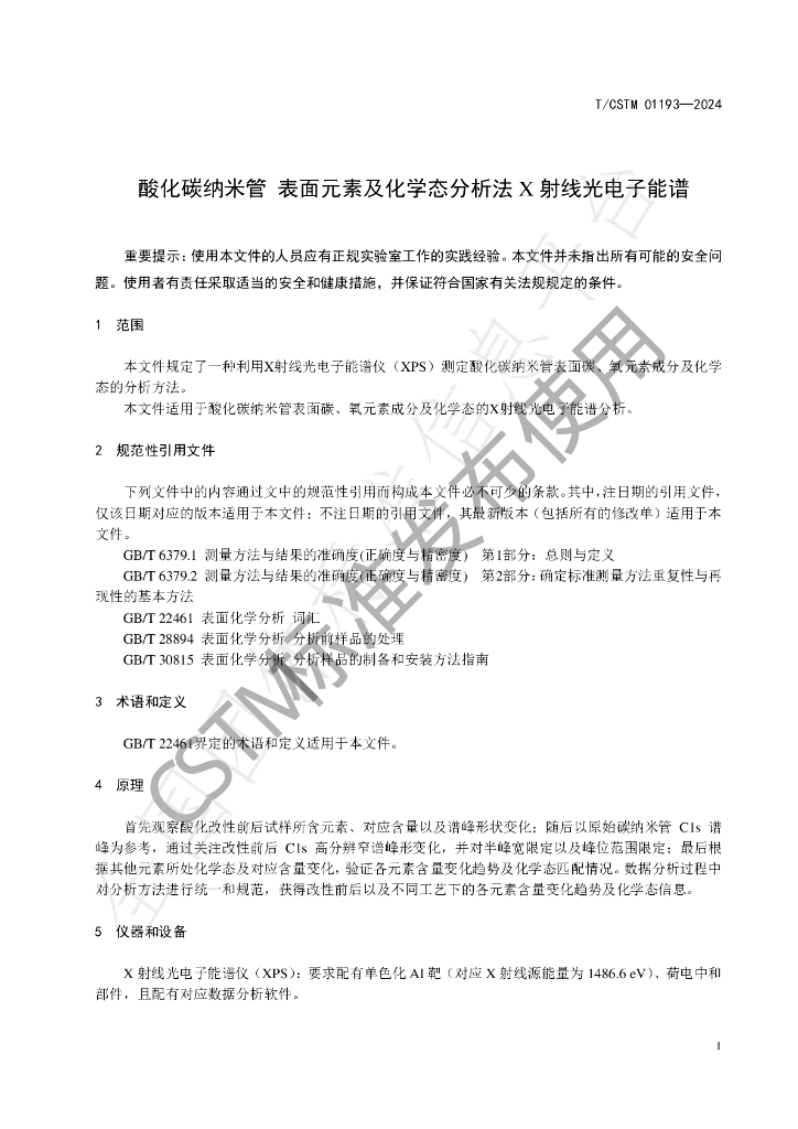 T/CSTM 01193-2024 标准预览