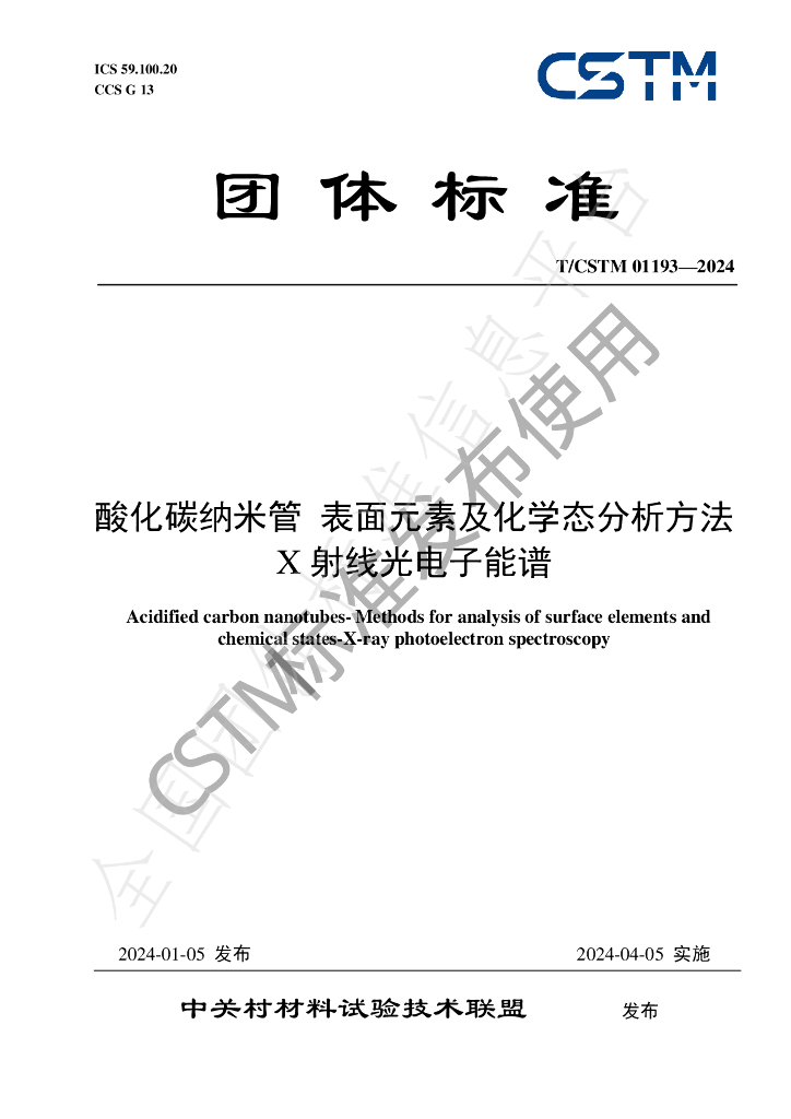 T/CSTM 01193-2024 标准预览