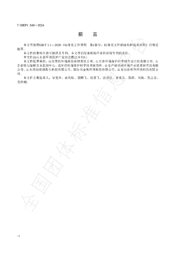 T/SDEPI 040-2024 标准预览