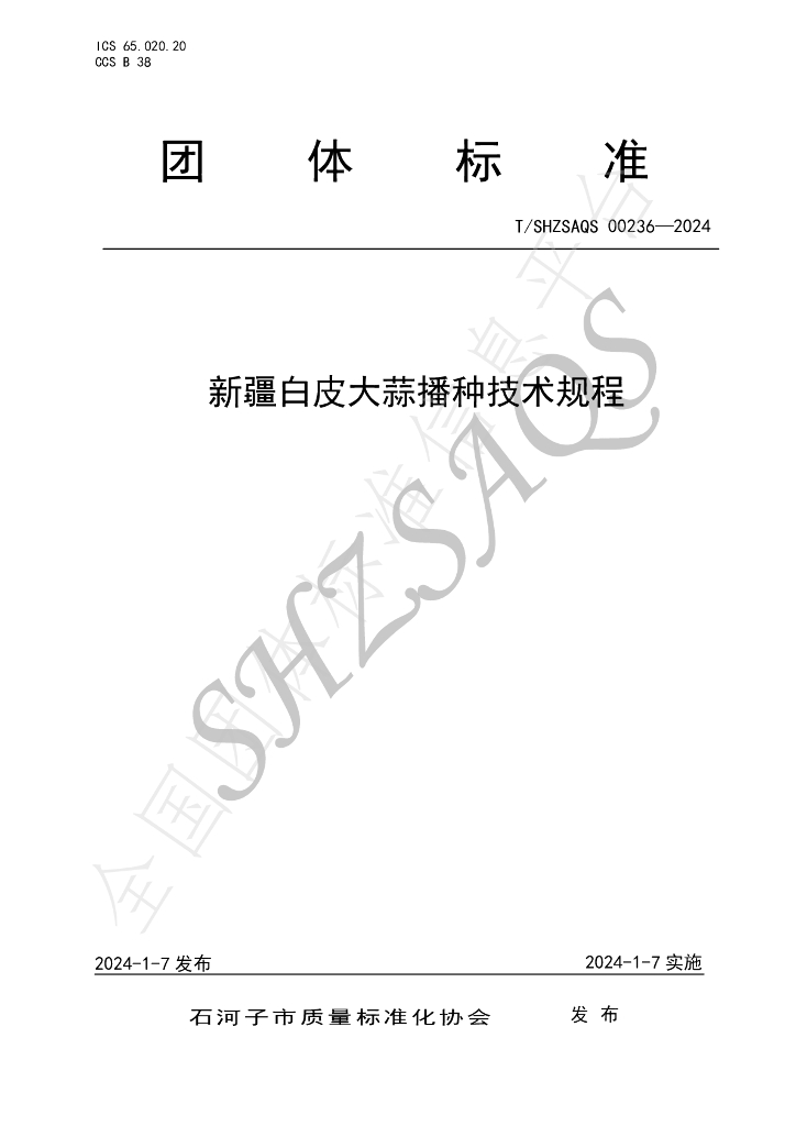 T/SHZSAQS 00236-2024 标准预览
