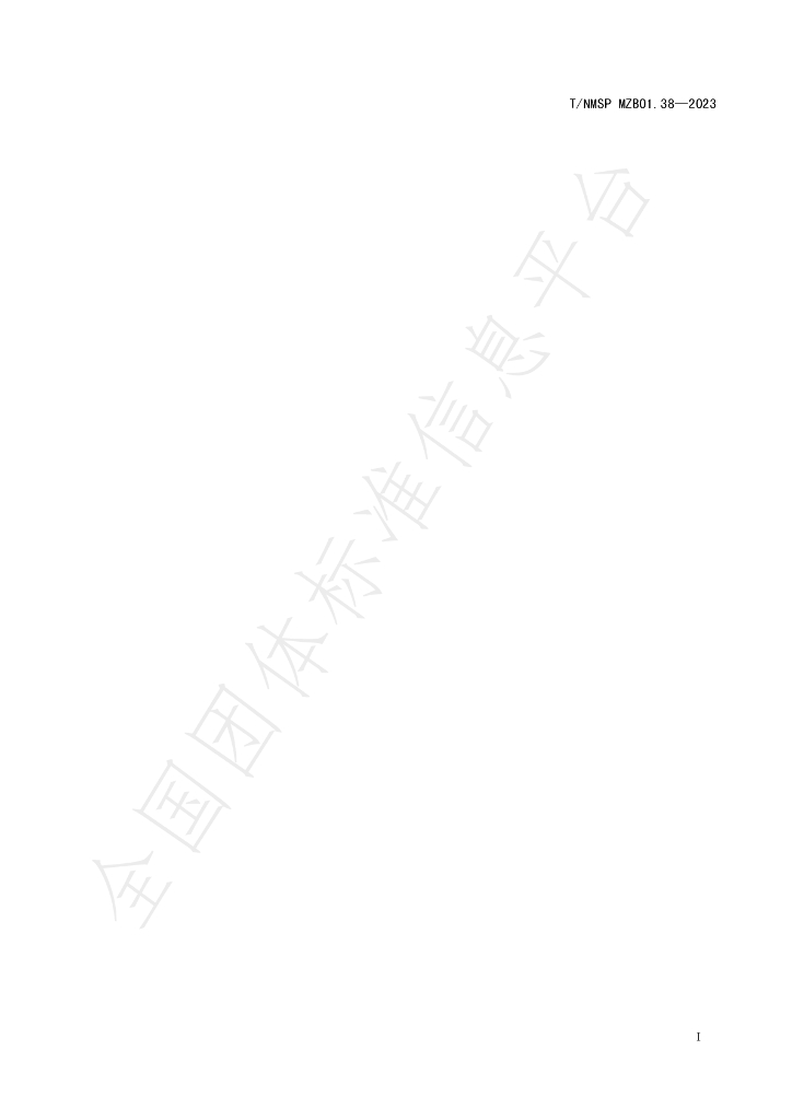 T/NMSP MZB01.38-2023 标准预览