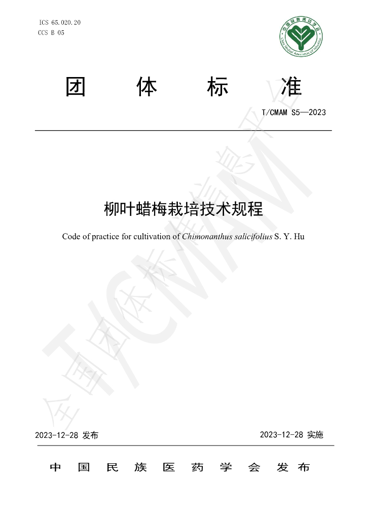 T/CMAM S5-2023 标准预览