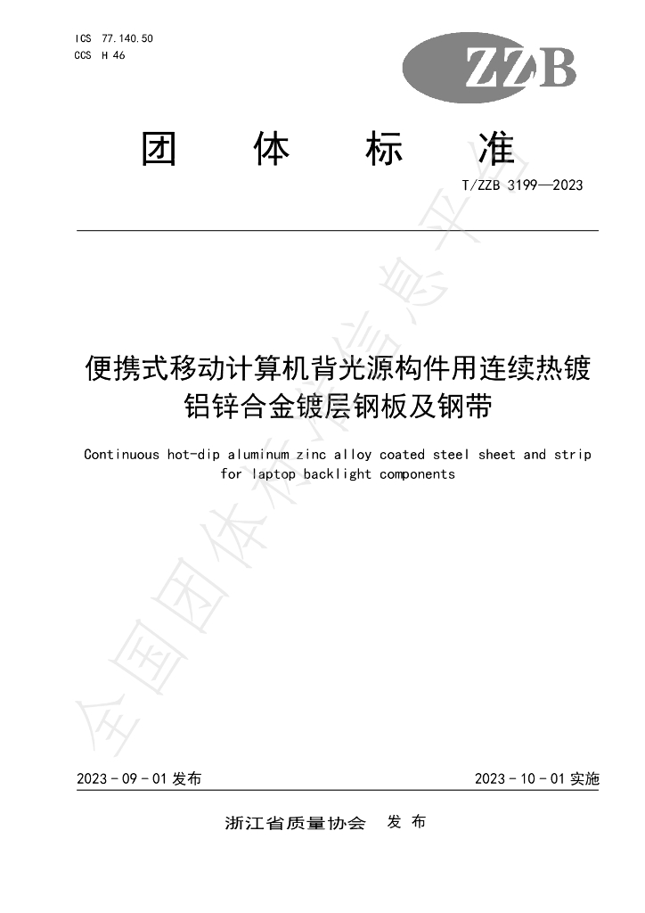 T/ZZB 3199-2023 标准预览
