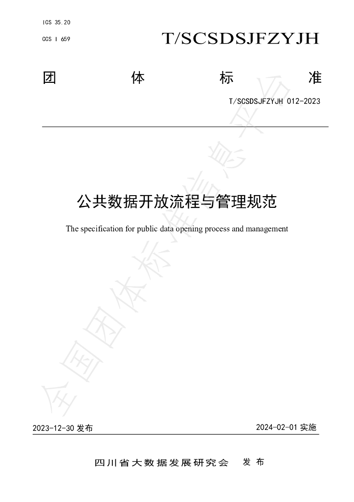 T/SCSDSJFZYJH 012-2023 标准预览