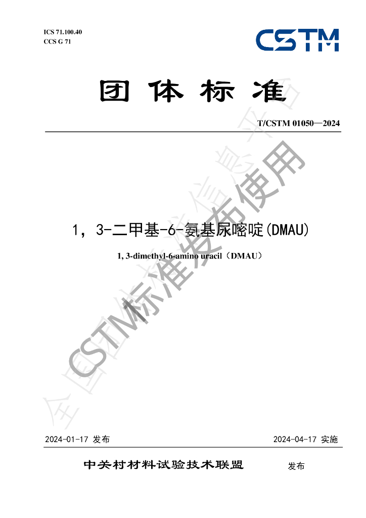 T/CSTM 01050-2024 标准预览