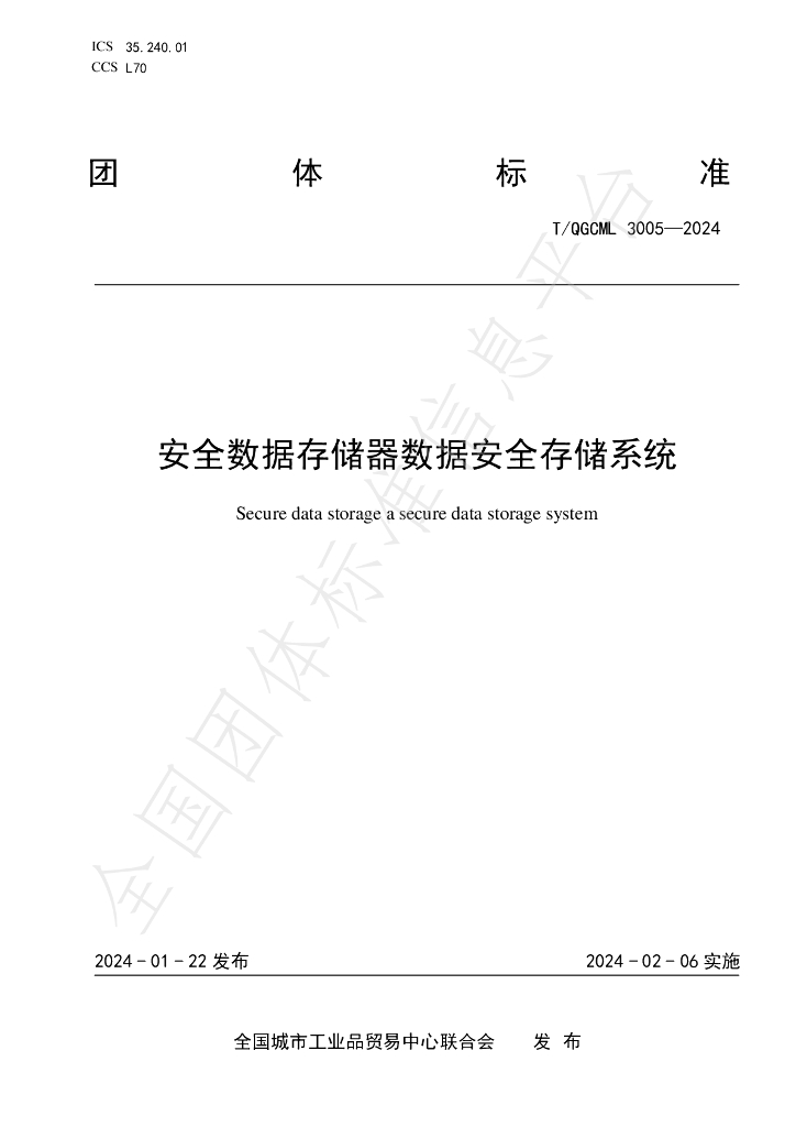T/QGCML 3005-2024 标准预览