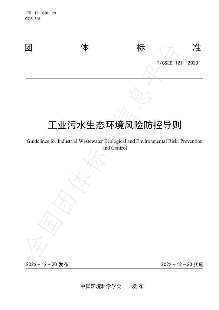T/CSES 121-2023 标准预览