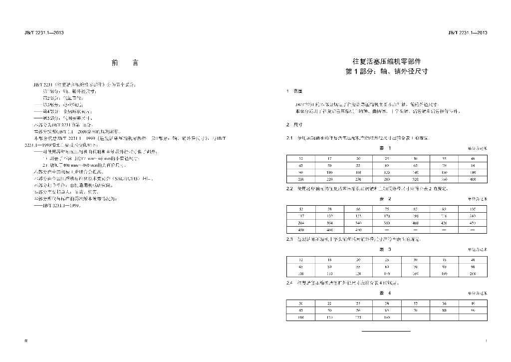 JB/T 2231.1-2013 标准预览