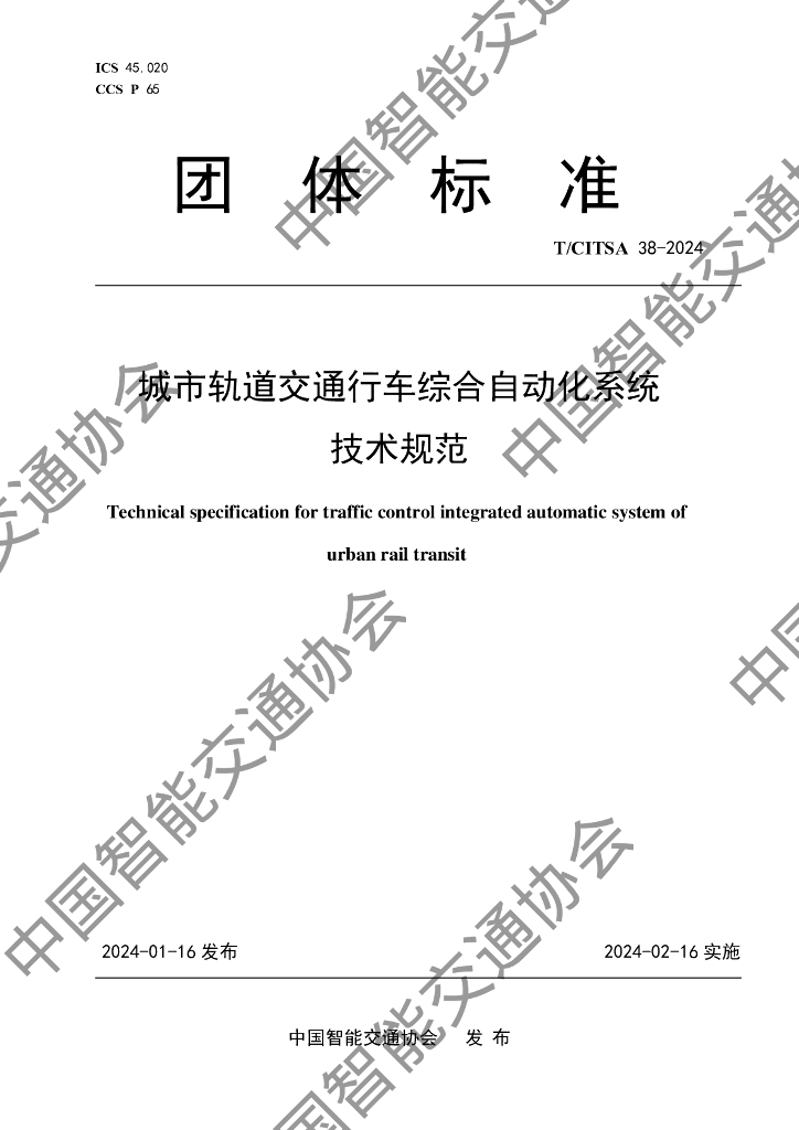 T/CITSA 38-2024 标准预览