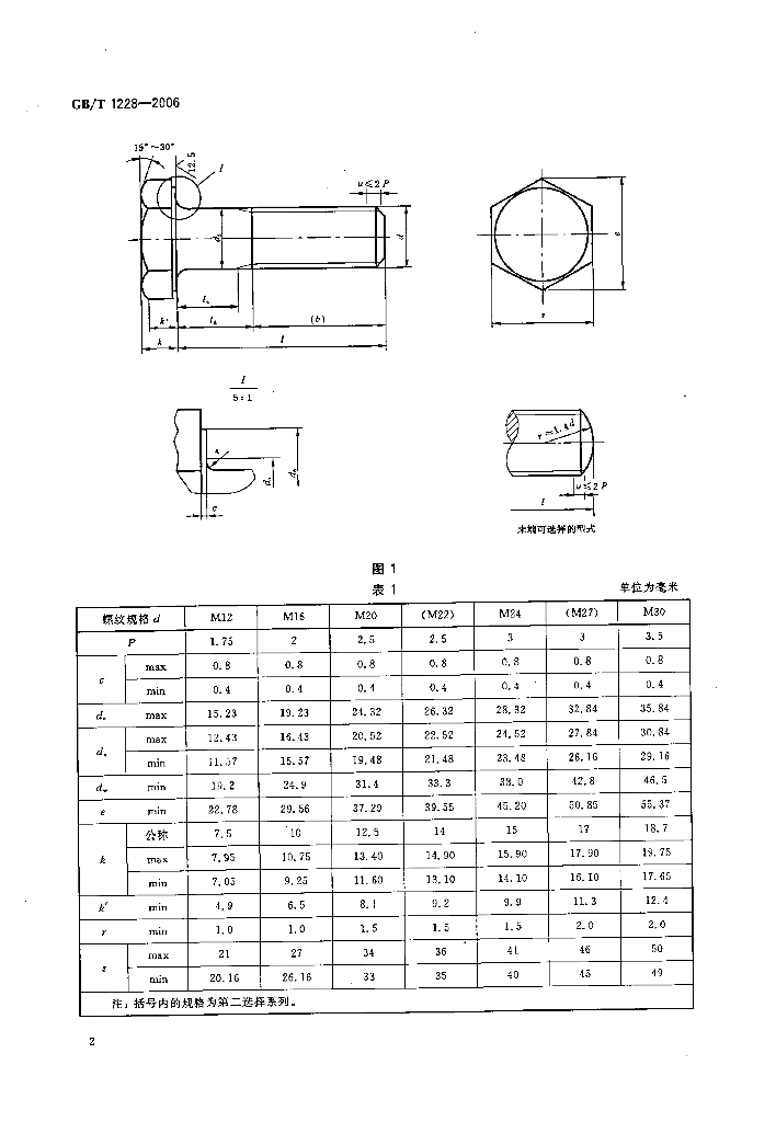GB/T 1228-2006 标准预览