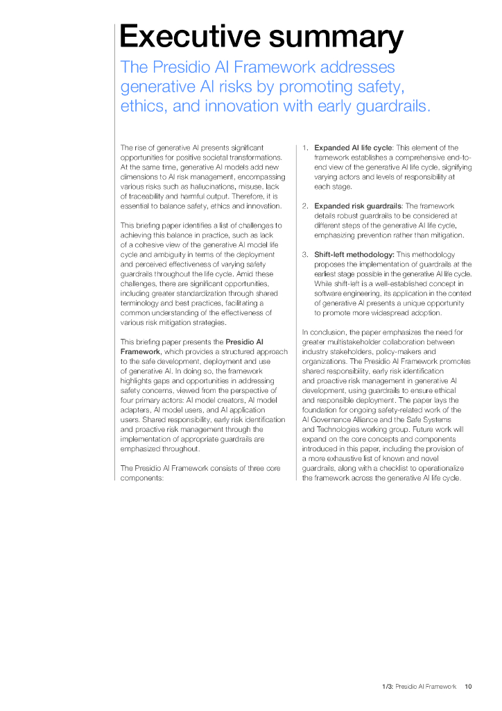 世界经济论坛：2024人工智能治理联盟：简报系列（英文版）_第10页