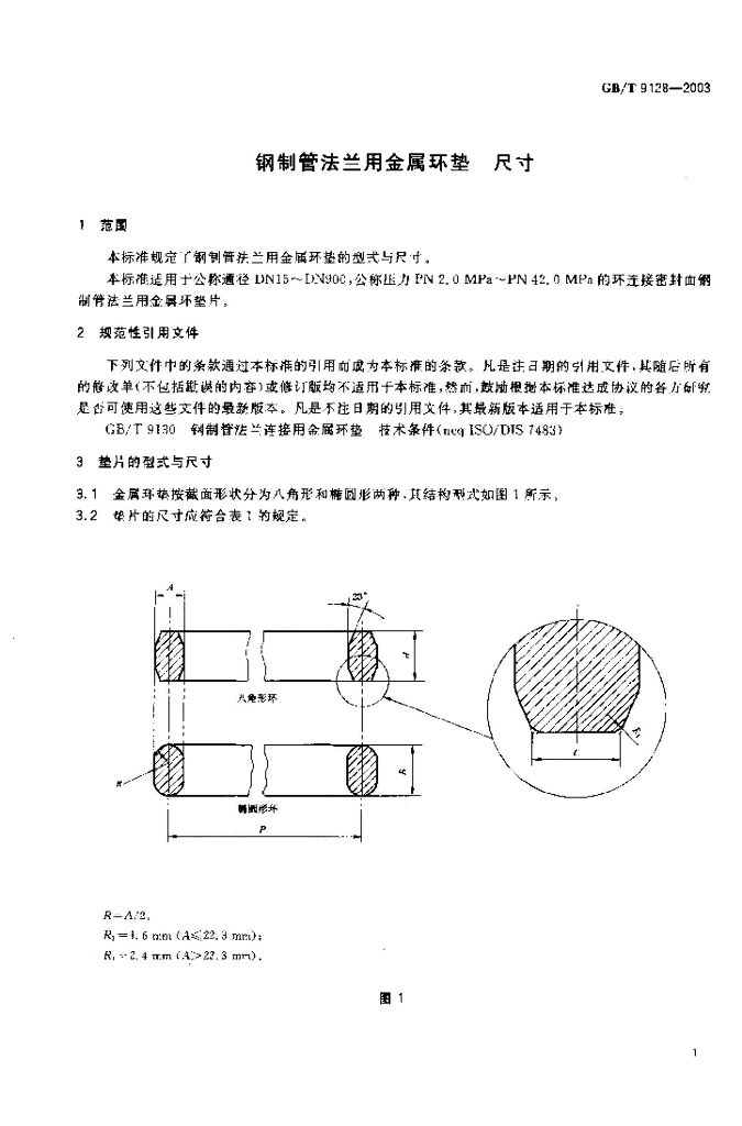 GB/T 9128-2003 标准预览