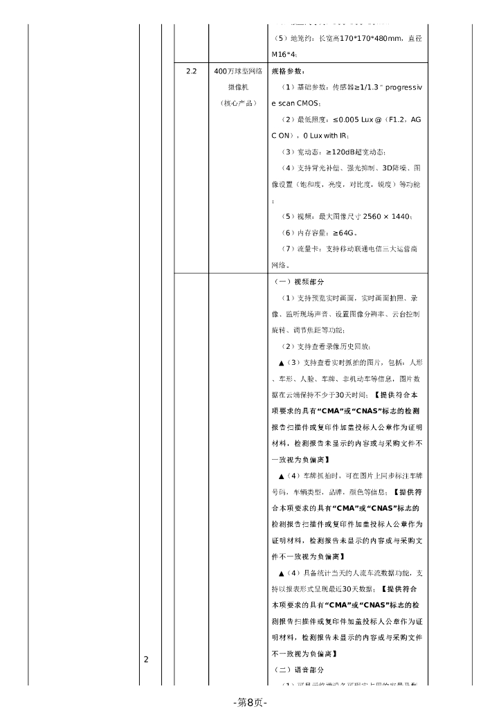 广东省韶关市新丰县林业资源保护和碳汇增值项目--森林防火宣传智能语音杆采购_第8页