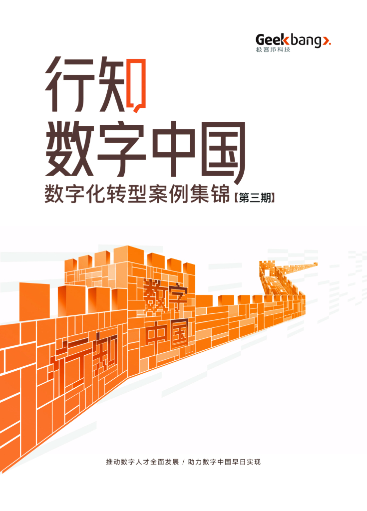 极客帮：2024行知数字中国<em>数字化转型</em>案例集锦【第三期】 海报