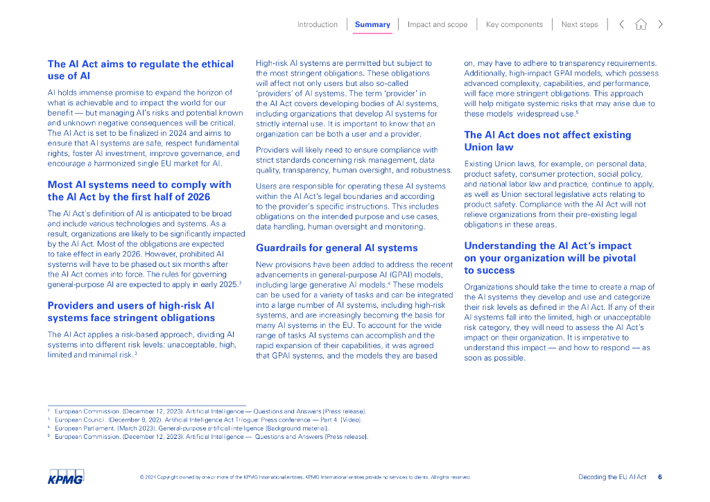 毕马威：解读欧盟人工智能法案报告（英文版）_第6页