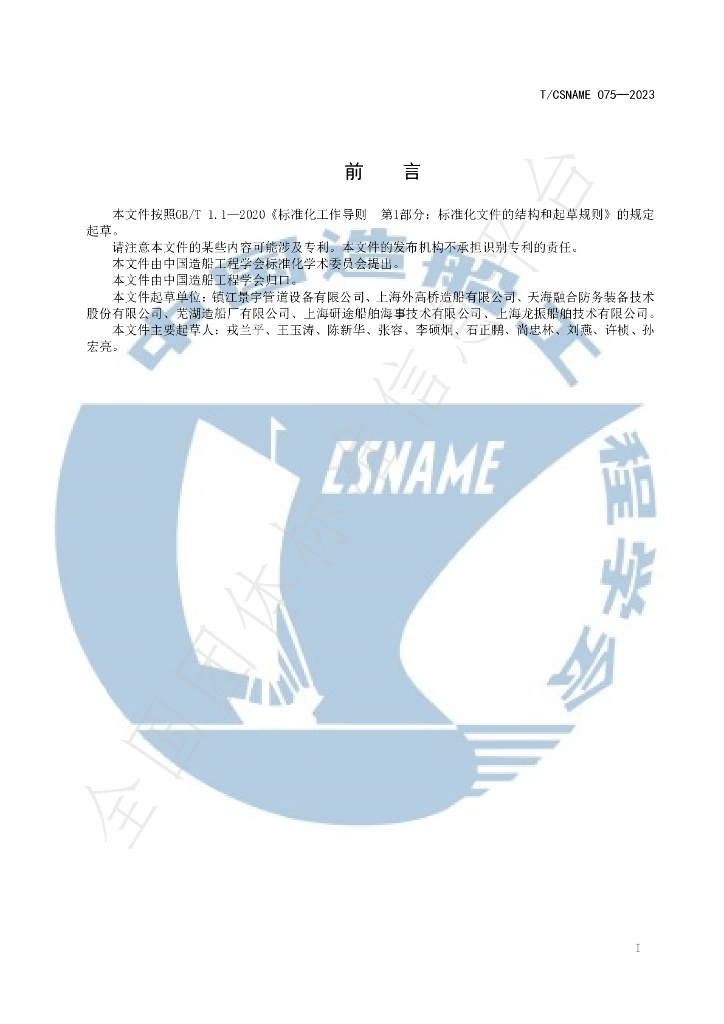 T/CSNAME 075-2023 标准预览