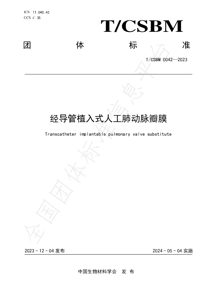 T/CSBM 0042-2023 标准预览