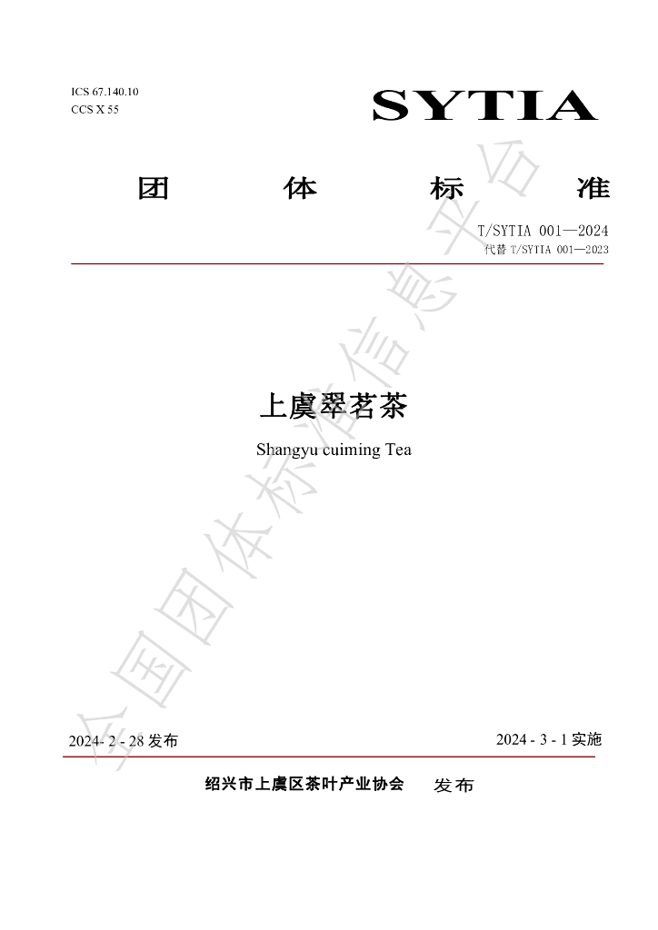 T/SYTIA 001-2024 标准预览