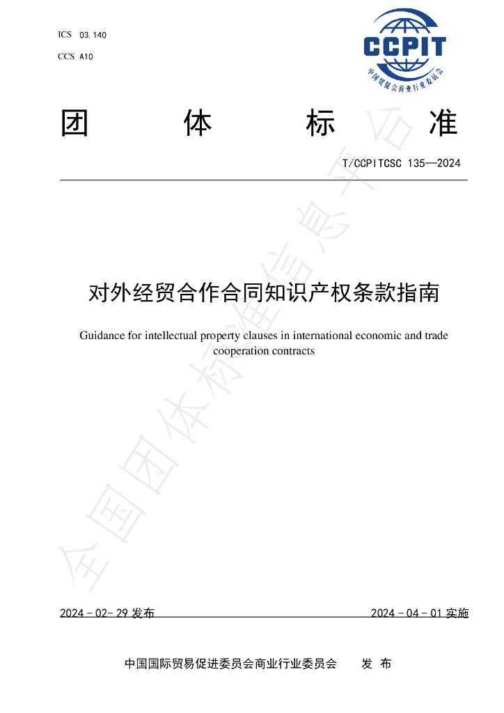 T/CCPITCSC 135-2024 标准预览
