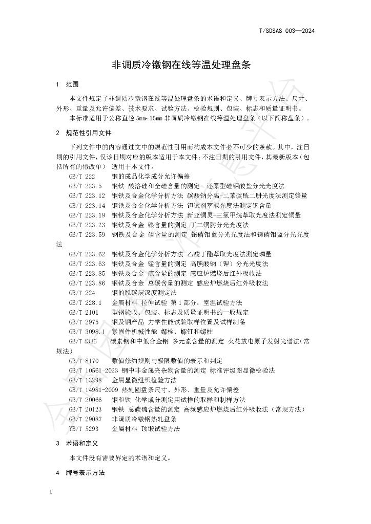 T/SDSAS 003-2024 标准预览