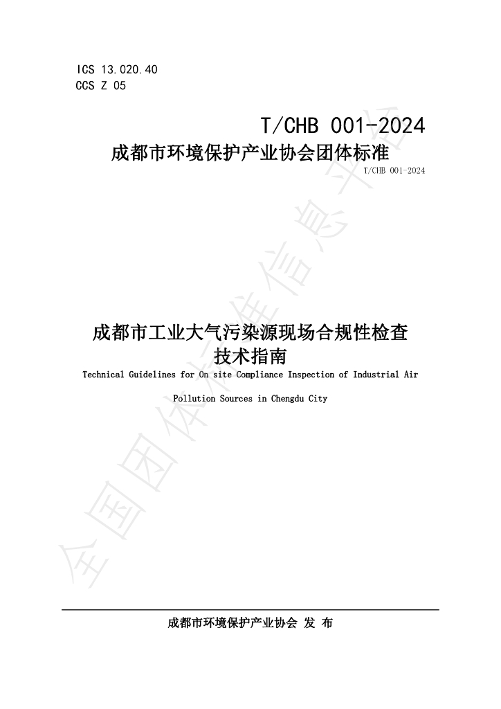 T/CHB001-2024 标准预览