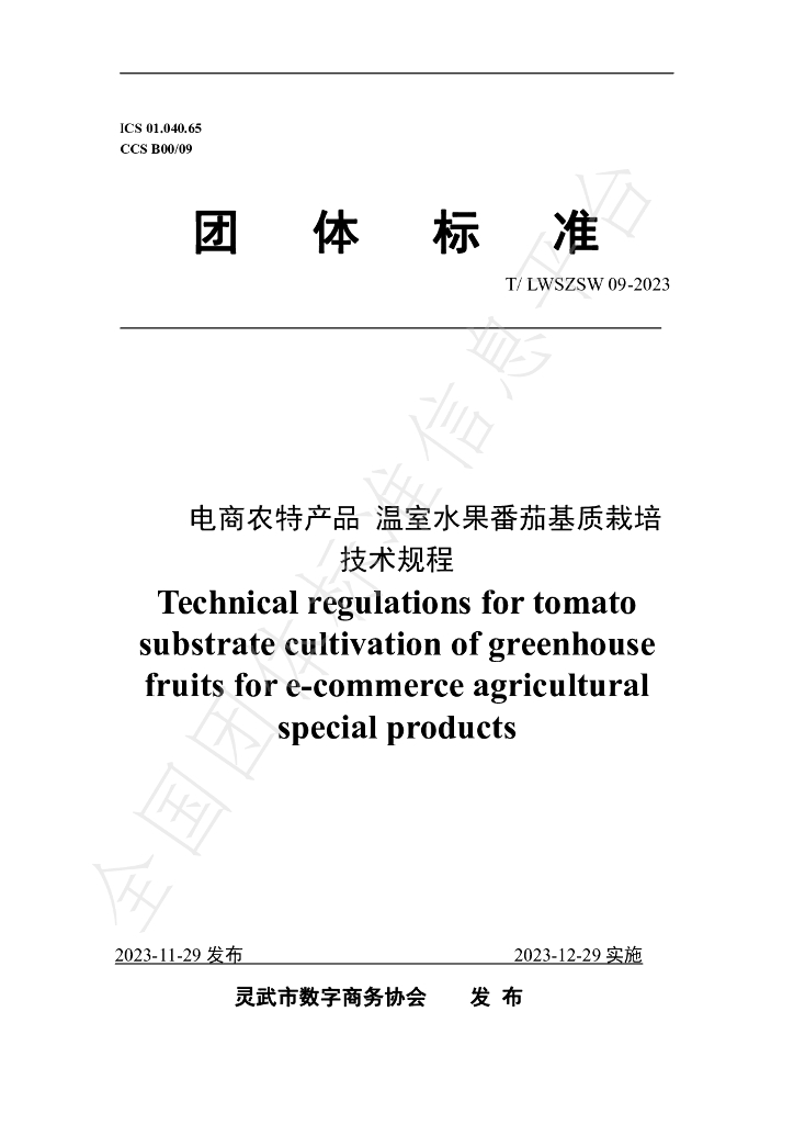 T/LWSZSW 09-2023 标准预览