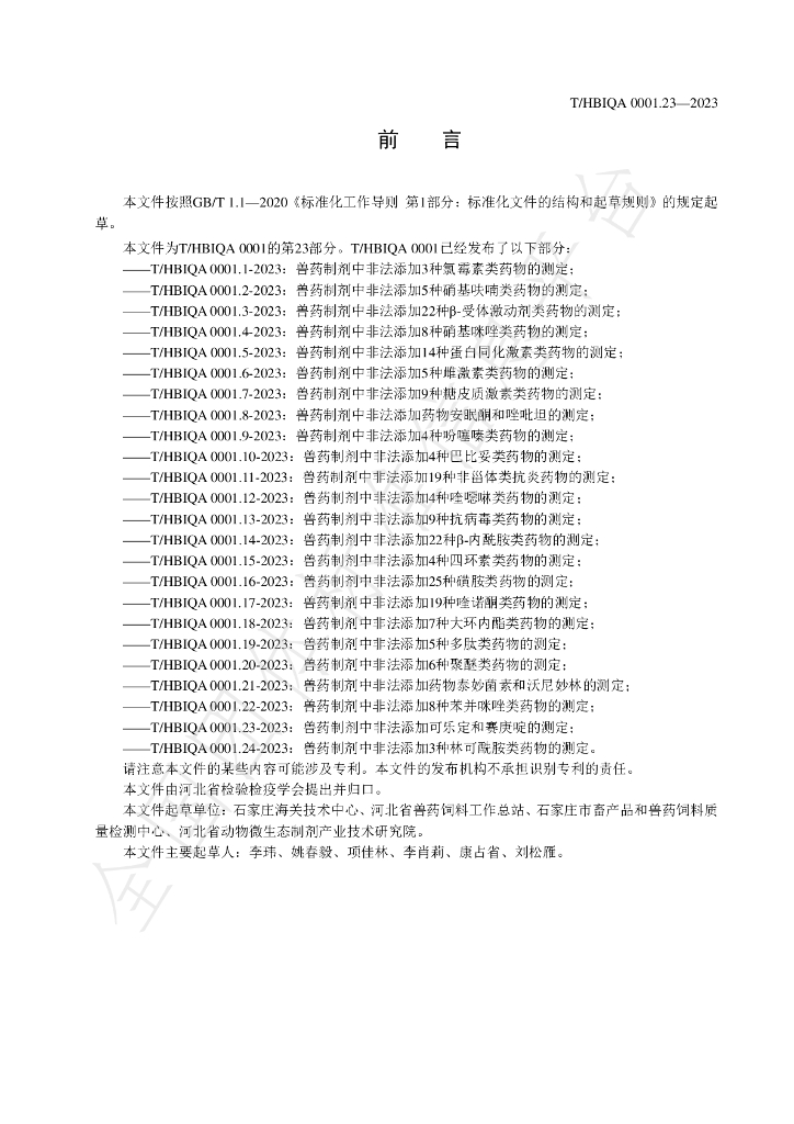 T/HBIQA 0001.23-2023 标准预览