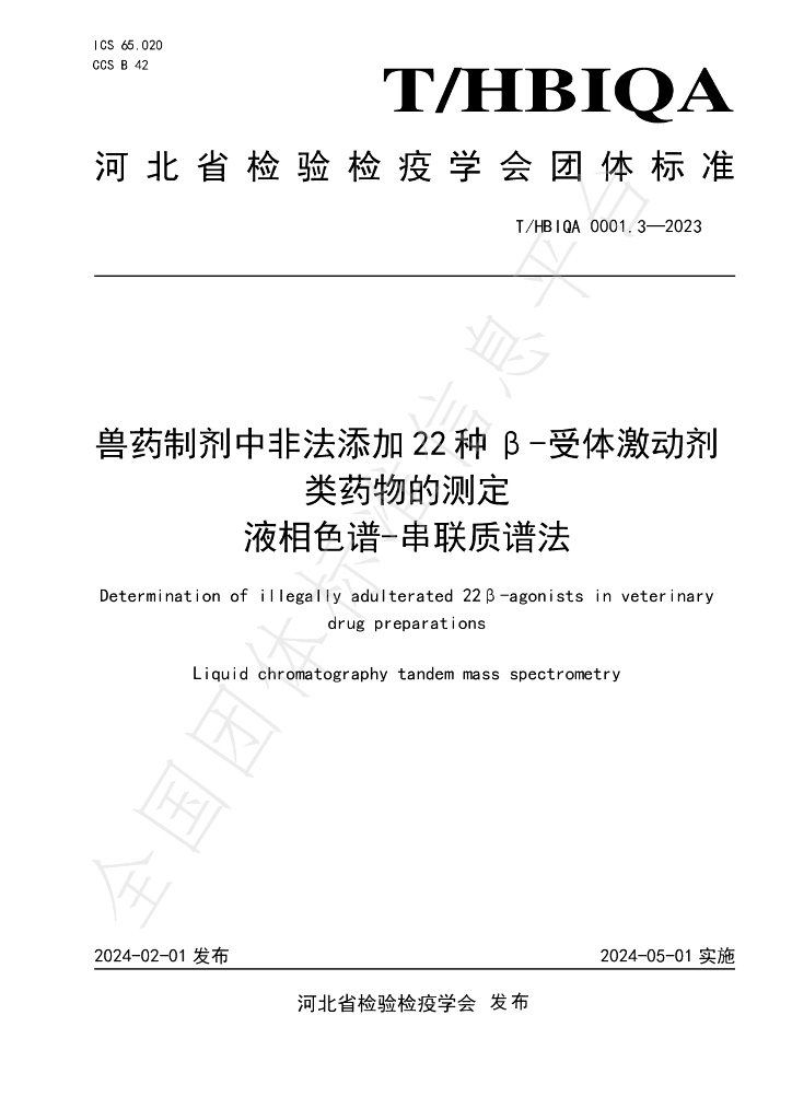T/HBIQA 0001.3-2023 标准预览