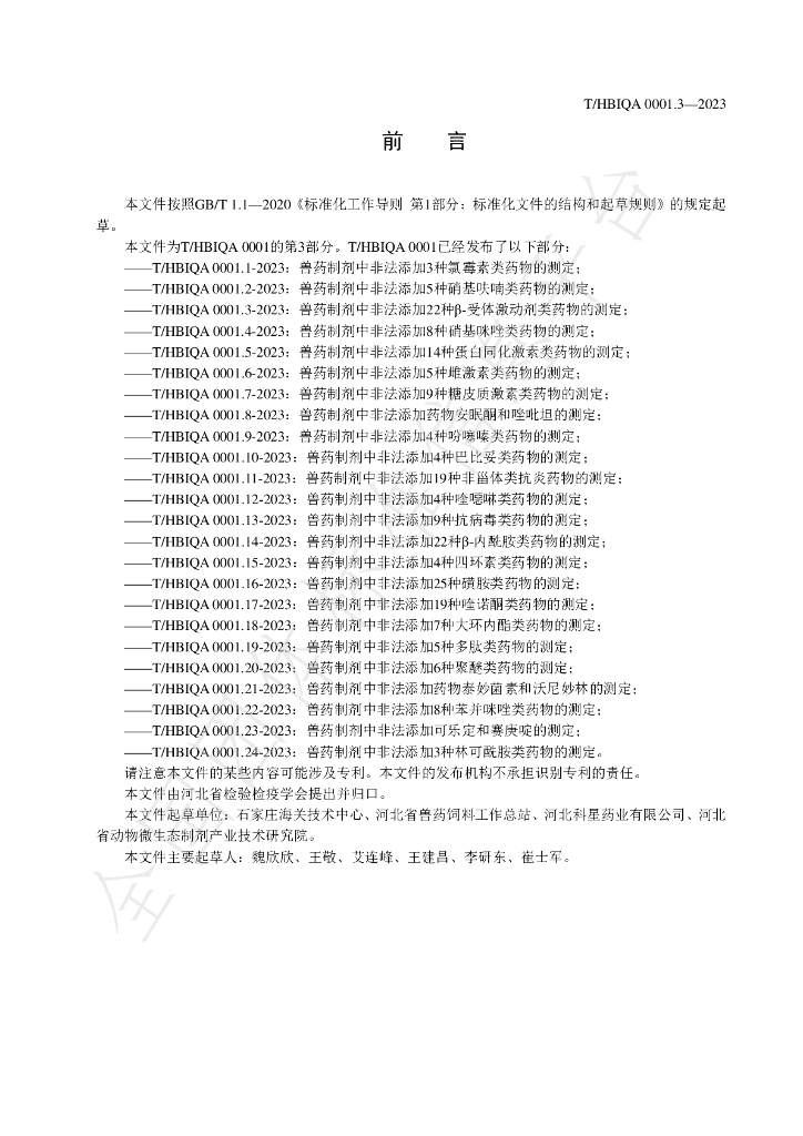 T/HBIQA 0001.3-2023 标准预览