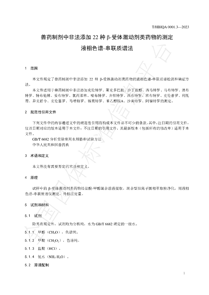 T/HBIQA 0001.3-2023 标准预览