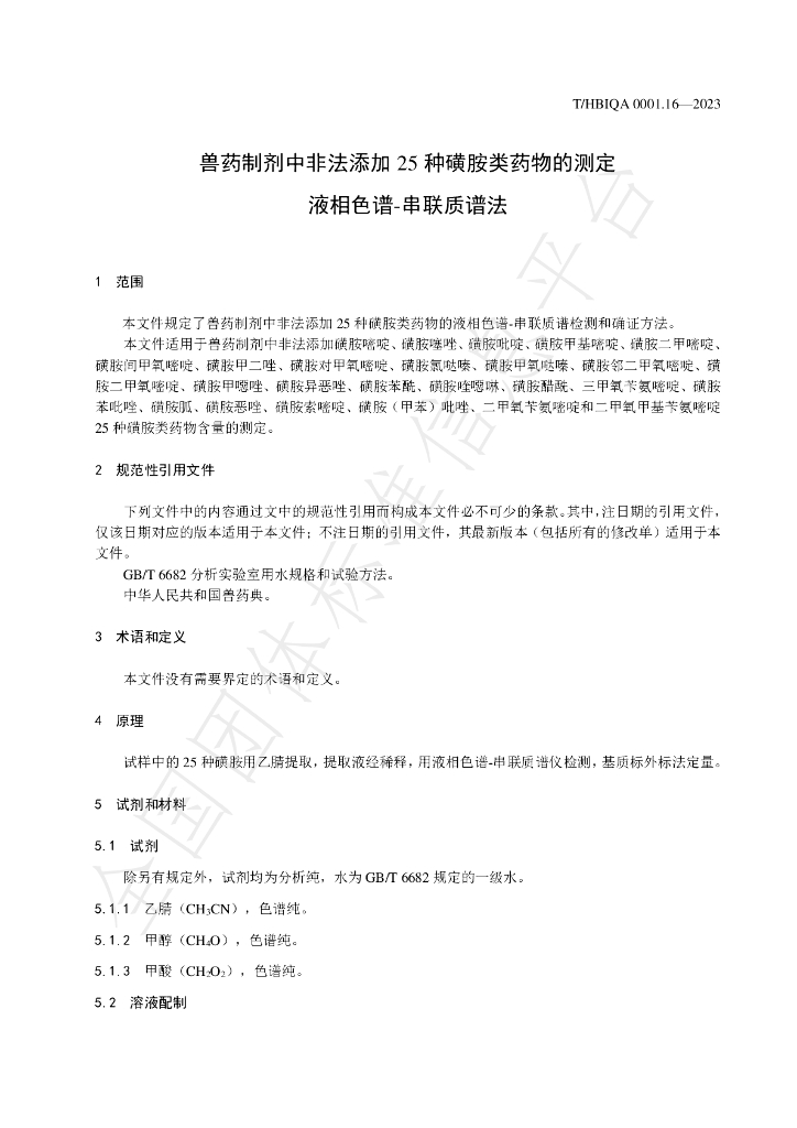 T/HBIQA 0001.16-2023 标准预览