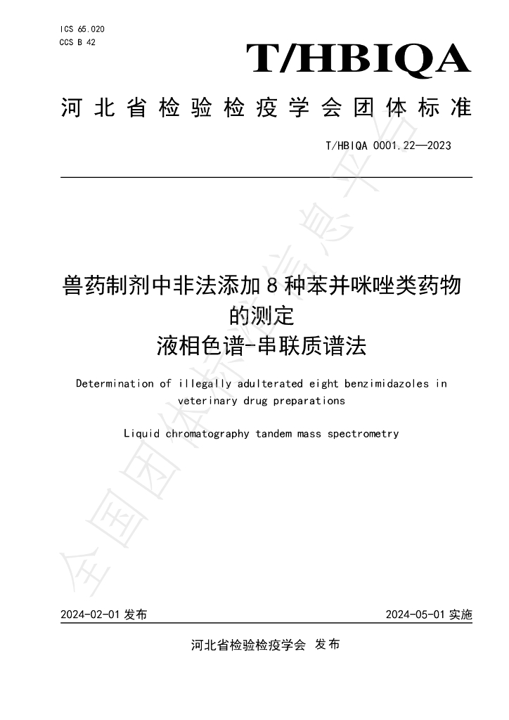 T/HBIQA 0001.22-2023 标准预览