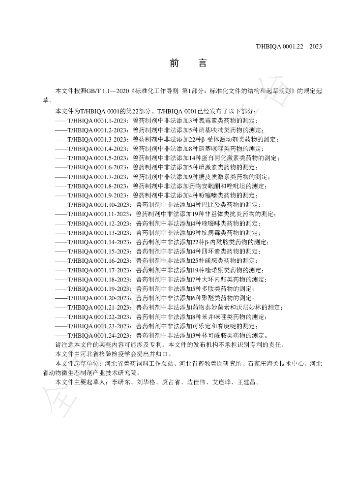 T/HBIQA 0001.22-2023 标准预览